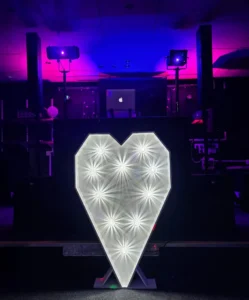 Light Up Love Heart for Hire